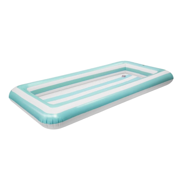 Buffet Gonflable Refroidisseur - Plateau à Glaçons de Service Portable Réutilisable Nourriture Boissons Bière 50 Pouces x 24 Pouces