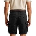 thumbnail image 5 of Men's Twill Hiking Tactical Cargo Shorts Lightweight Multi Pockets Casual Golf Outdoor Work Shorts Big & Tall Black L, 5 of 5