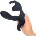 thumbnail image 3 of EdenFantasys Vibrating Prostate Massager Testicular P-Spot Stimulation Vibrator for Men Triple O butterfly ETHAR005, 7 modes, Rechargeable, Waterproof, Black, 3 of 5