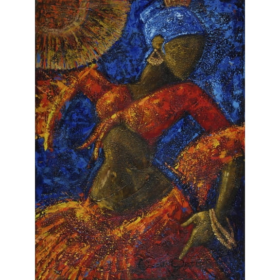 Art.com Dancer Giclee Print by Oscar Ortiz, 18" x 24"