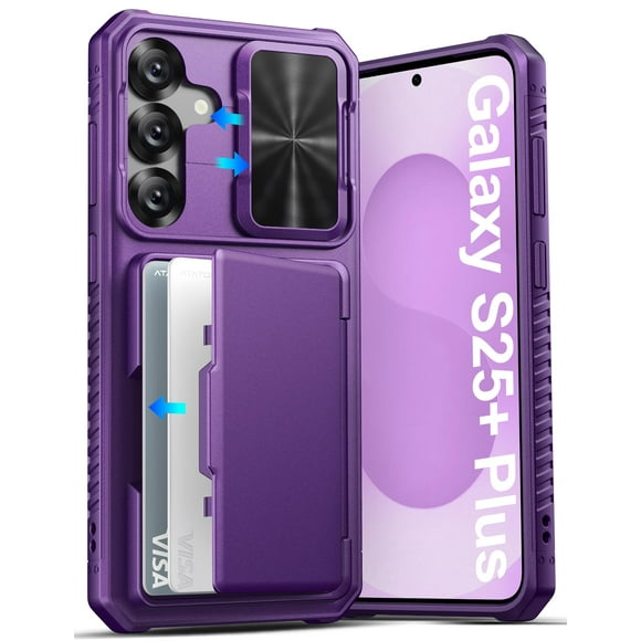 Funda de teléfono ATATOO para Samsung Galaxy S25+ Plus con tarjetero