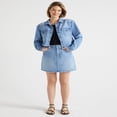 thumbnail image 2 of Scoop Women’s Crop Jean Jacket  Sizes XS-XXL, 2 of 5