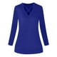 thumbnail image 4 of Blusa informal de manga larga con cuello en V para mujer Fridja bvmnju3464, 4 of 5