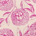 thumbnail image 2 of Simply Daisy 18" x 18" Vintage Pink Polyester Throw Pillow, 2 of 3