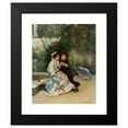 thumbnail image 2 of Raimundo de Madrazo y Garreta 12x14 Black Modern Framed Museum Art Print Titled - The Letter, 2 of 5