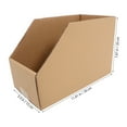 thumbnail image 2 of ETHZZLE 5Pcs Corrugated Paperboard Storage Boxes for Shelf Display and Small Business Organization, 2 of 6