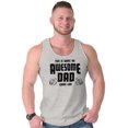 thumbnail image 4 of This is What Awesome Dads Look Like Mens Big & Tall Graphic Tank Top Brisco Brands 2X, 4 of 5