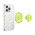 thumbnail image 3 of PopSockets Phone Grip for MagSafe, Magnetic Holder, Phone Stand, Neon Green - Ripple Iridescent Absinthe, 3 of 3