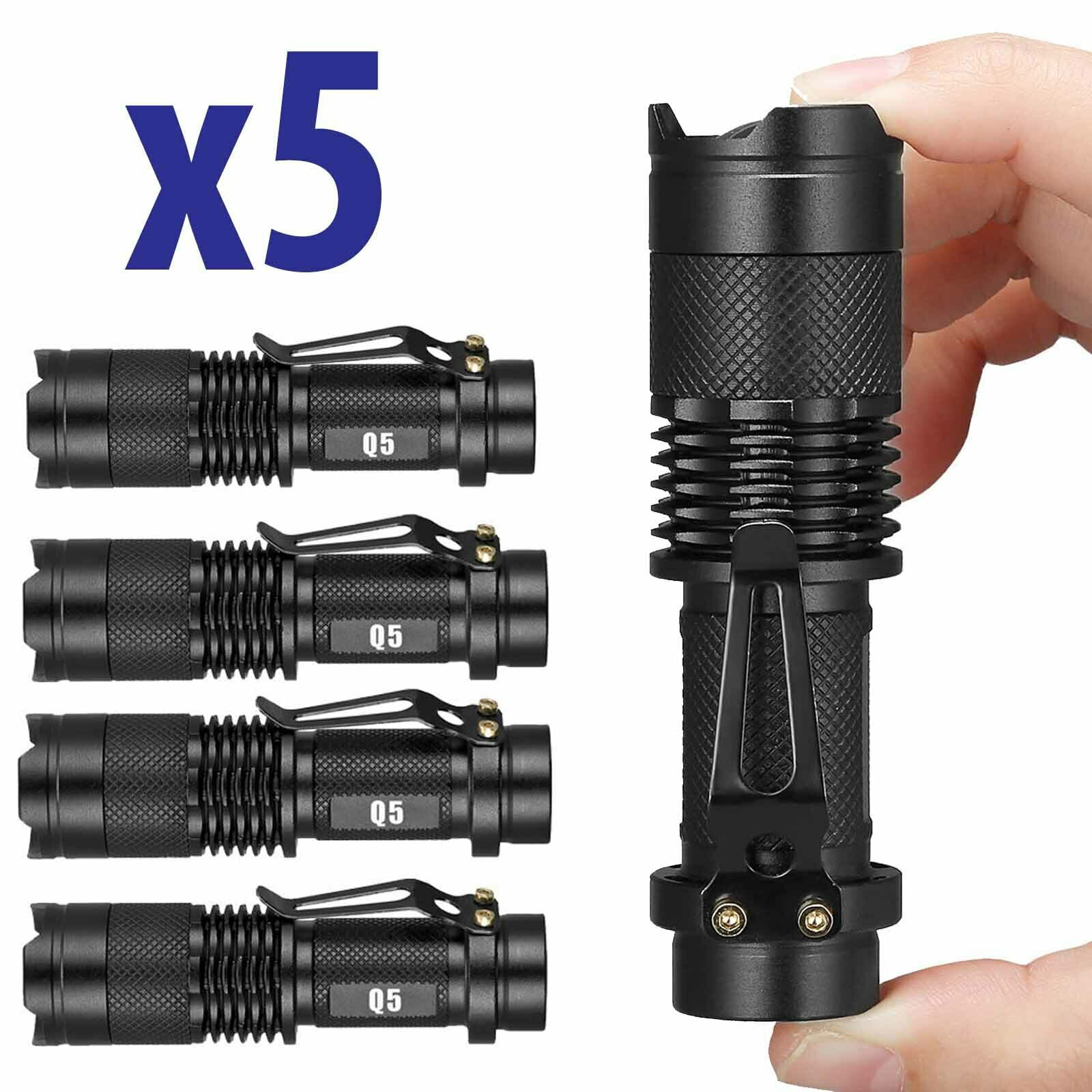 Rechargeable 10000LM 5X XML T6 LED Tactical Flashlight Light Torch Light