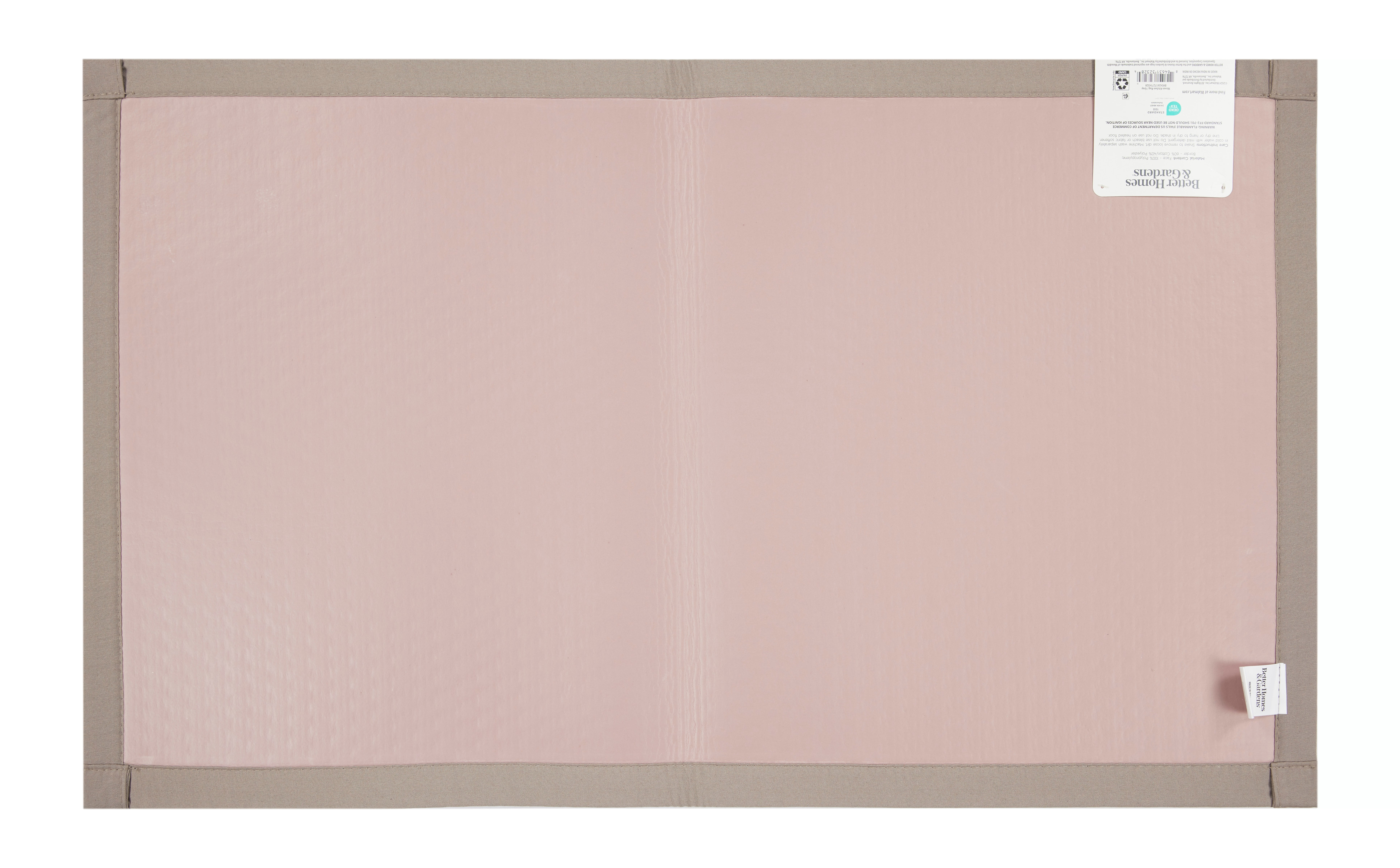 Better Homes & Gardens Gray Woven Polypropylene 20" x 34" Indoor Kitchen Rug