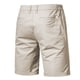 thumbnail image 3 of Pantalones cortos lisos de algodón 100% de verano para hombre, pantalones cortos informales de alta calidad para negocios y sociales,, 3 of 5