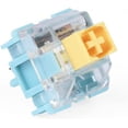 thumbnail image 3 of EPOMAKER Sea Salt Silent Mechanical Keyboard Switches Set, Pre-Lubed Linear Switch with LED Slot, 35 Pieces for Customizing Keyboards, 3 of 8