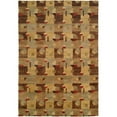thumbnail image 2 of Kalaty Jade Area Rug JD-657 Multi Blocks Cubed 6' x 9' Rectangle, 2 of 2