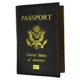 thumbnail image 6 of menswallet Marshal USA Gold Logo Passport Cover Holder for Travel 151 PU USA (C) Babu Blue, 6 of 62