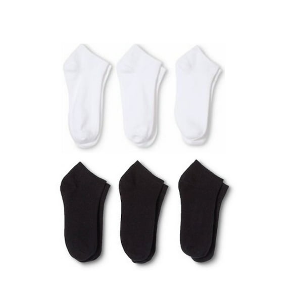 36 Pairs Women's Low Cut Socks 9-11 or 6-8 Black or White - Bulk Wholesale