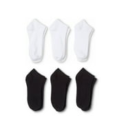 Cotton Ankle Socks Low Cut, No Show Men and Women Socks - 12 Pack (9-11, Black