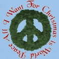 thumbnail image 3 of CafePress - Christmas World Peace Light T Shirt - Men's Classic Graphic T-Shirt, 3 of 4