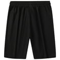 thumbnail image 3 of ITSAME Men's Sports Shorts, Zipper Pockets Quick Drying Drawstring Summer Casual Activewear Shorts Black 3XL, 3 of 8