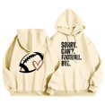 thumbnail image 1 of WEAIXIMIUNG Sweat à Capuche Zippé pour Femmes, Manches Longues, Imprimé Graphique, Léger, Pull de Football, 1 of 4