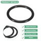 thumbnail image 2 of Uxcell 30-Pack Aros para Atrapasueños, Aros Redondos de Plástico Macramé de 2.2 Pulgadas para DIY Wreath de Boda Negro 0.22 Pulgadas, 2 of 6
