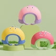 thumbnail image 3 of Tnobhg Baby Shower Cap Shield Adjustable Silicone Bath Visor Cute Dinosaur Shampoo Bathing Hat Eye Ear Protector Flexible Leak-proof Baby Shower Cap for Toddlers, 3 of 7