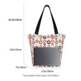 thumbnail image 3 of Balery Colorful Donuts Bolsa de Hombro con Diseño, Bolsa Grande y Duradera, Bolsa Versátil para Compras, 3 of 6