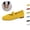 Yellow, variant on Mfakffe Womens Flats Relaxed Slip on Breathable Flat Shoes Mesh Closed Toe Mary Jane Shoes Lightweight Non Slip(Black)