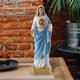 thumbnail image 2 of Blessed Virgin Mary Figurine Pastel Color Mother Mary Statue Resin Stone Religious Christian Figurine Decoration heqiyong toy, 2 of 2
