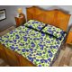 thumbnail image 4 of Juego de cama acolchado con estampado de hojas de arándano, 4 of 5