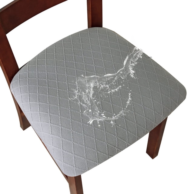 Fundas elásticas Bearachild para asientos de sillas de comedor juego de 4 piezas lavables