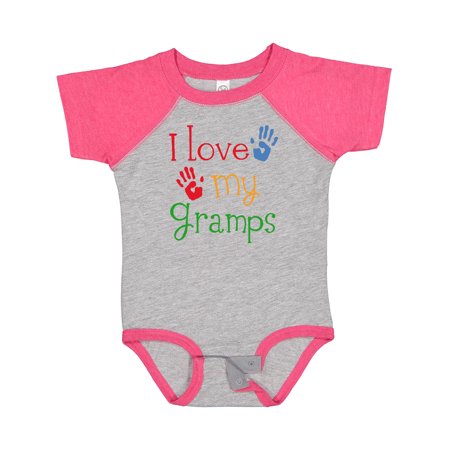 

Inktastic I Love My Gramps Cute Grandkids Gift Baby Boy or Baby Girl Bodysuit