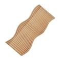 thumbnail image 4 of Bandeja decorativa nórdica de madera ondulada para servir postres y aperitivos Fityle ondulado, 4 of 9