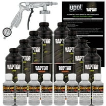 Raptor Dove Gray Urethane Spray-On Truck Bed Liner Spray Gun, 8 Liters
