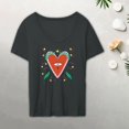 thumbnail image 3 of Camiseta para mujer, camiseta cómoda a la moda, transpirable, Top de manga corta para mujer, camisetas para mochilero, caminar, viajar, acampar, sende L, 3 of 10