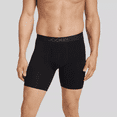 thumbnail image 2 of Jockey Generation Men's Cotton Stretch 3pk Boxer Briefs - Black, Small, 2 of 3