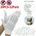 thumbnail image 3 of TELOLY 2026 New 12 Pairs White Cotton Gloves Dermatological Overnight Moisturising Work Gloves for Hand Care,Overnight Hydration,Dry Skin Relief,Work Environments,Daily Use, 3 of 7