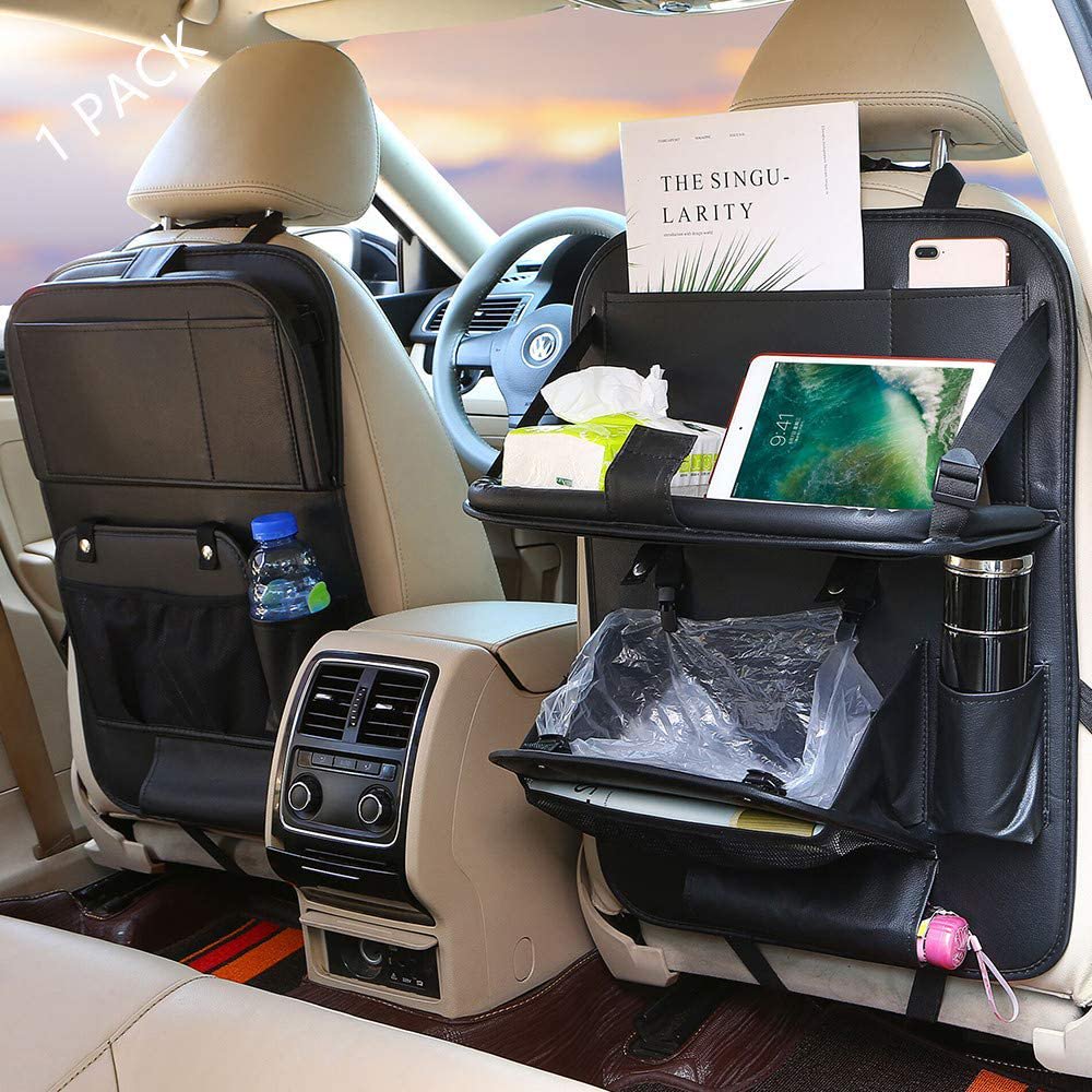 Car Seat Organizer+Car Trash Can, Backseat Car Organizer, Protector