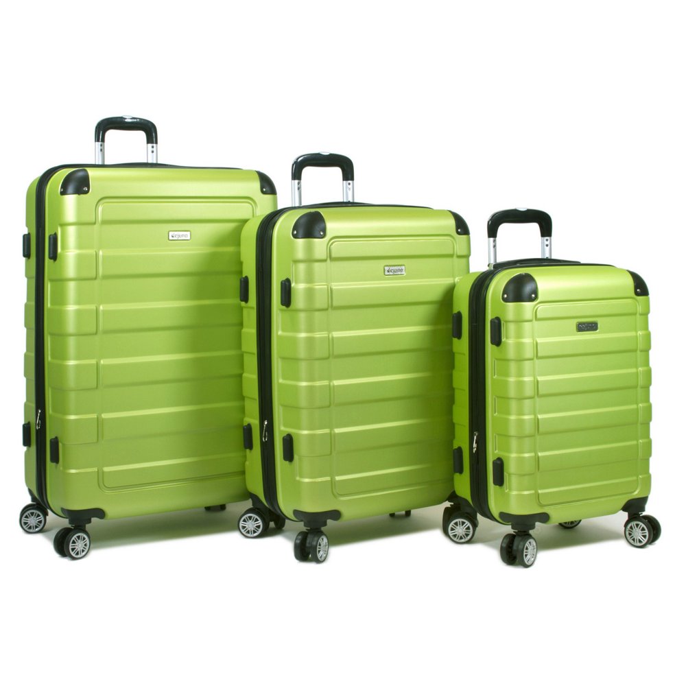 Dejuno Dejuno Tahoma Lightweight 3Piece Hardside Spinner Luggage Set