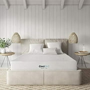 Cool Gel 8 Queen Medium Tight Top Gel Memory Foam Mattress, White