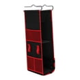 thumbnail image 2 of Hanging Locker Organizer Adjustable Convenient Storage Closet Organizer Lightweight Shelves Storage Bag for School Office, 2 of 8