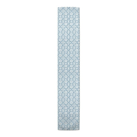 

Creative Products Tile Pattern Blue 5 16 x 90 Poly Twill Table Runner