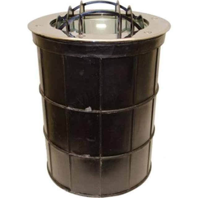 Dabmar Lighting DW1235-GRL Stainless Steel In-Ground Well Light with Grill