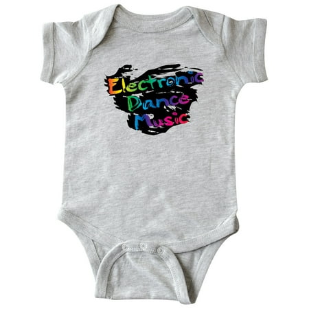

Inktastic Electronic Dance Music Rainbow Gift Baby Boy or Baby Girl Bodysuit