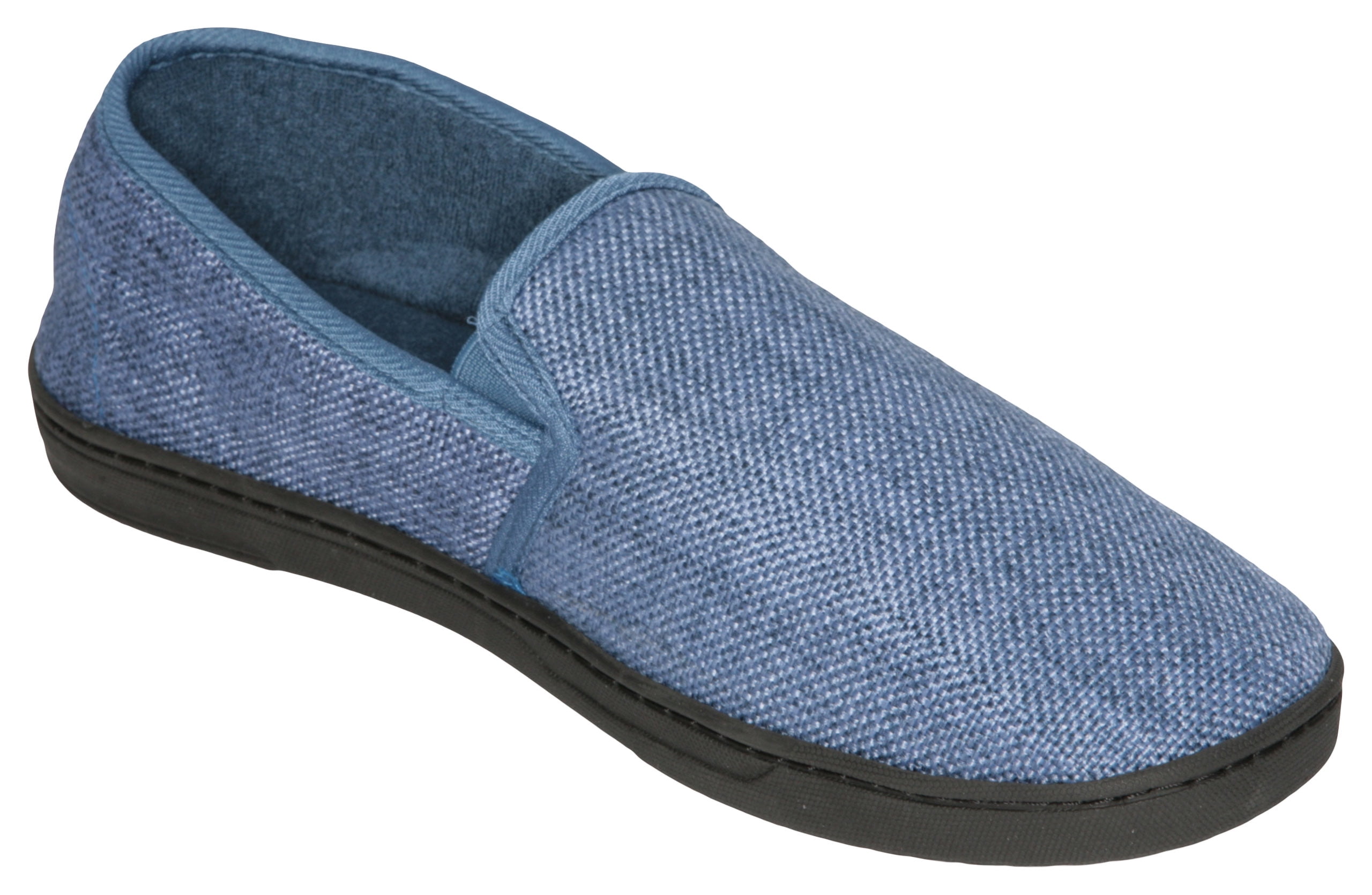 Deluxe Comfort Men's Memory Foam Slipper, Size 9-10 – Soft Linen 120D ...