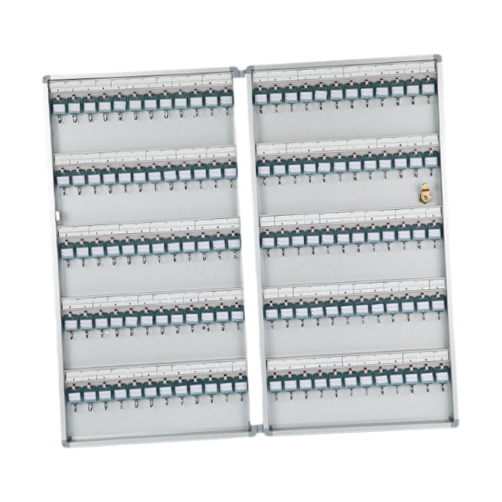 figatia 120 Position Key Lock Box Key Management with Key Tag Labels Stickers and Hooks Keeper Box Key Cabinet for Car and House Keys