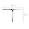 thumbnail image 7 of ACDANC All-Purpose Stainless Steel Shower Squeegee for Shower Glass Doors,10" Shower Squeegee with hanger for Tile Shower Walls Car Glass Window Cleaner Bathroom Scrubber, 7 of 7