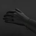 thumbnail image 3 of 2mm Diamond-Cut Black Plated Silver Twisted Rope Chain Anklet, 10 inches, 3 of 7