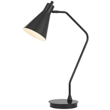 Cal Lighting Type A led bulb 12W max. Capstone task metal table lamp with swivel shade