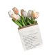 thumbnail image 3 of Artificial Flowers Tulipa Style Fine Details Colorfast Vibrant Colors Plastic Flowers for Office Living Room Photography White and Champagne, 3 of 5