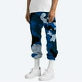 thumbnail image 6 of Men's Camouflage Print Cargo Pants Drawstring Elastic Waist Tapered Pockets, 6 of 8